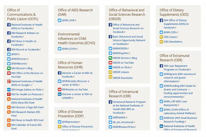 Screenshot of the social media website Screenshot of the social media website