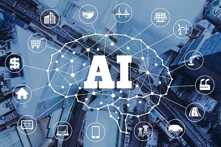 Conceptual graphic showing the many ways AI is integrated into the technologies people use every day Conceptual graphic showing the many ways AI is integrated into the technologies people use every day